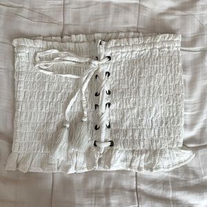 American Eagle Outfitters Frill Bandeau Top